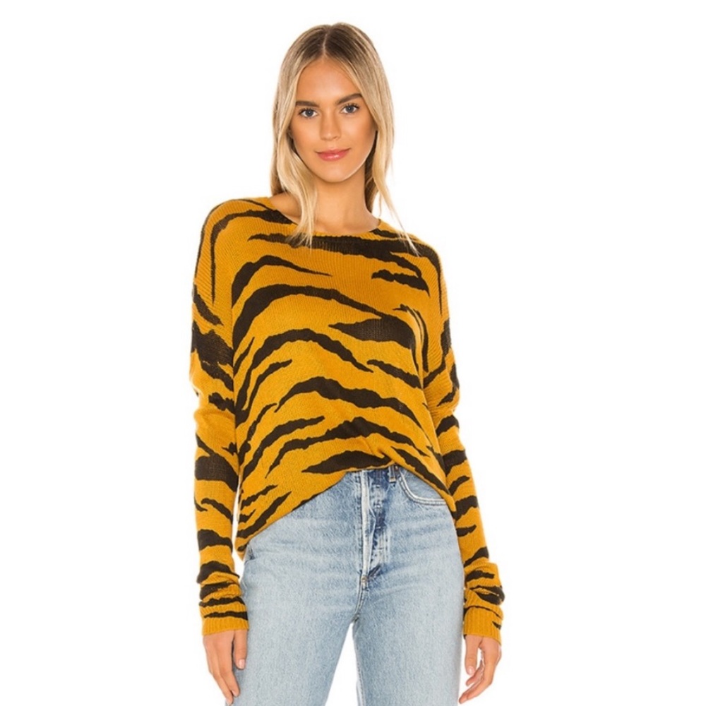 Show me your mumu bonfire sweater in great tiger